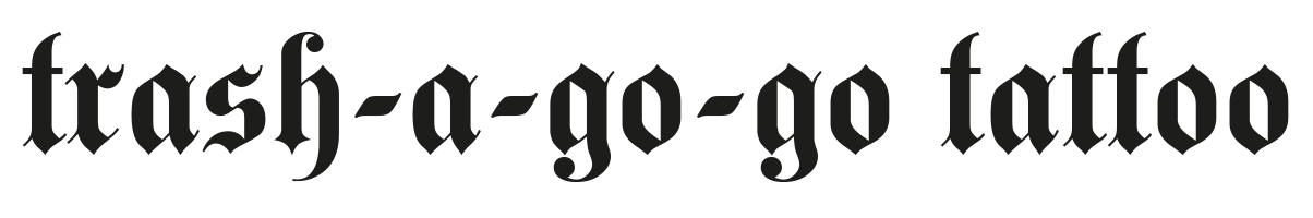 trash-a-go-go tattoo